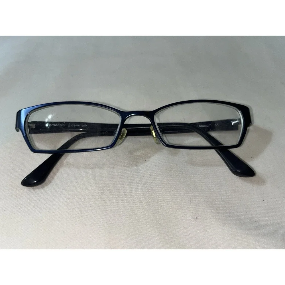Prodesign Denmark Eyeglasses Pure Titanium Blue Full Rim